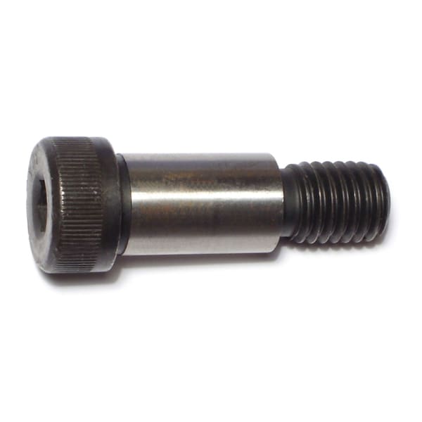 Midwest Fastener Shoulder Screw, 11 (Coarse) Thr Sz, 5/8 in Thr Lg, 1-1/4 in Shoulder Lg, Steel, 2 PK 71628 - main